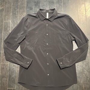 lululemon athletica Men's Black Button Down Shirt